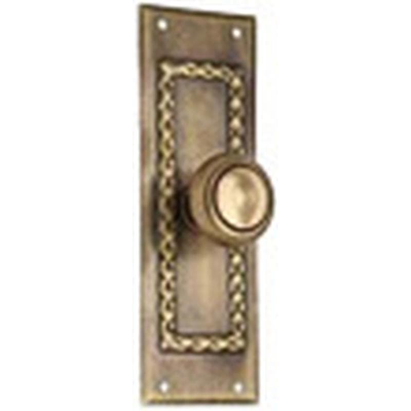 Pomolo con placca rettangolare