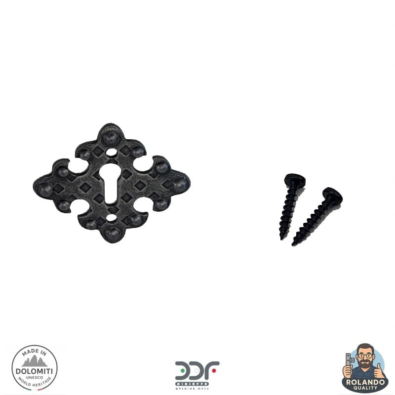 Bocchetta con foro chiave in Ferro - Thumbnail 3