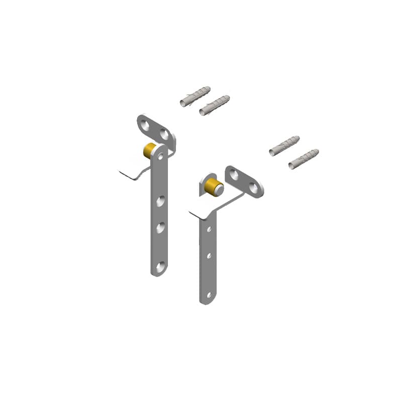 Sostegni per ante a battente con incontri in Acciaio inox AISI 316 - Thumbnail 2