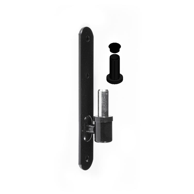 Cardine su lama perno anti-sfilamento con boccola di riduzione Ø10 in Ferro - Thumbnail 2