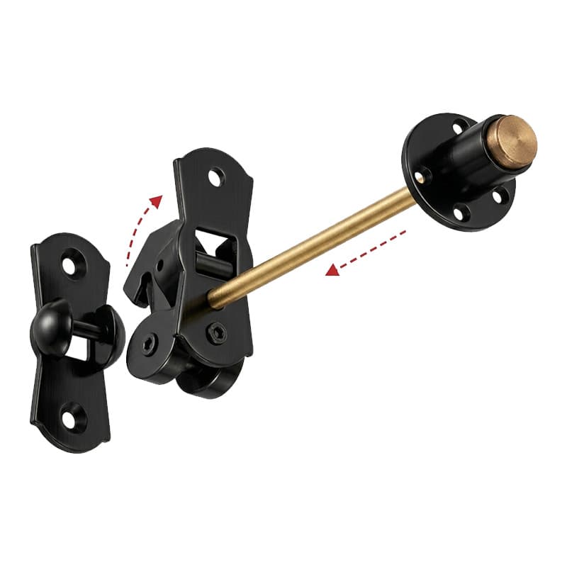 Fermapersiana a pulsante in Ferro - Immagine 1