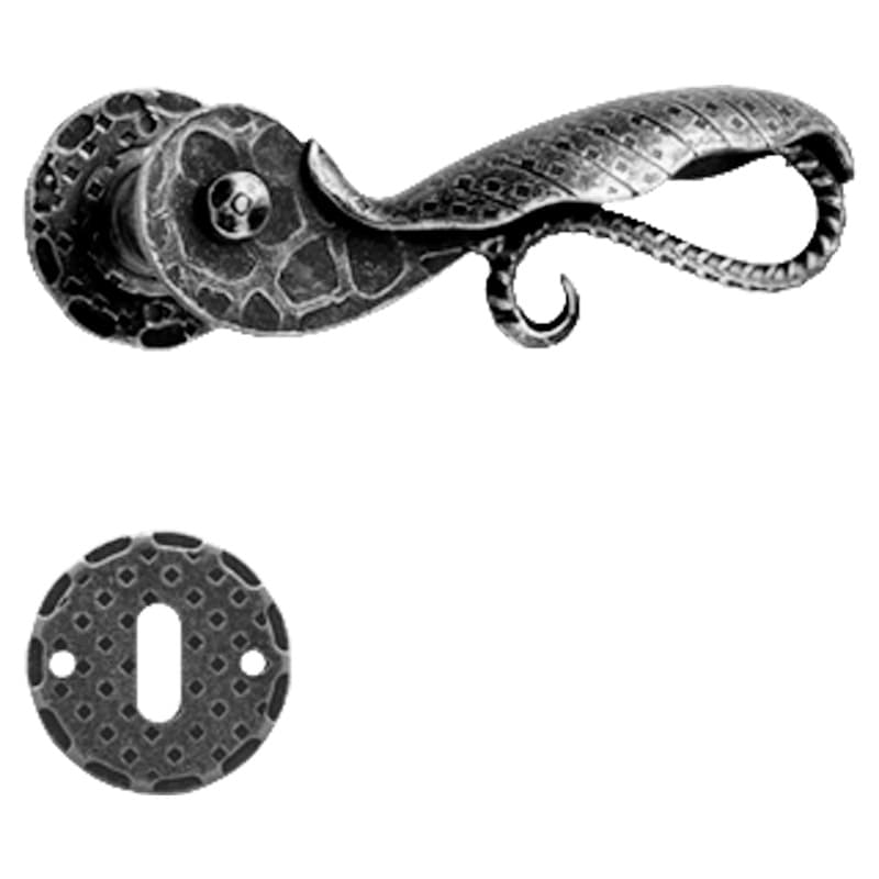 Maniglia con rosetta e bocchetta