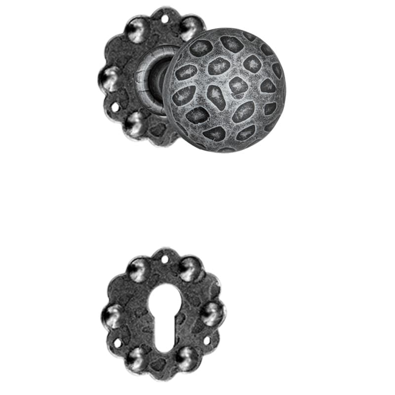 Pomolo decentrato girevole con rosetta e bocchetta