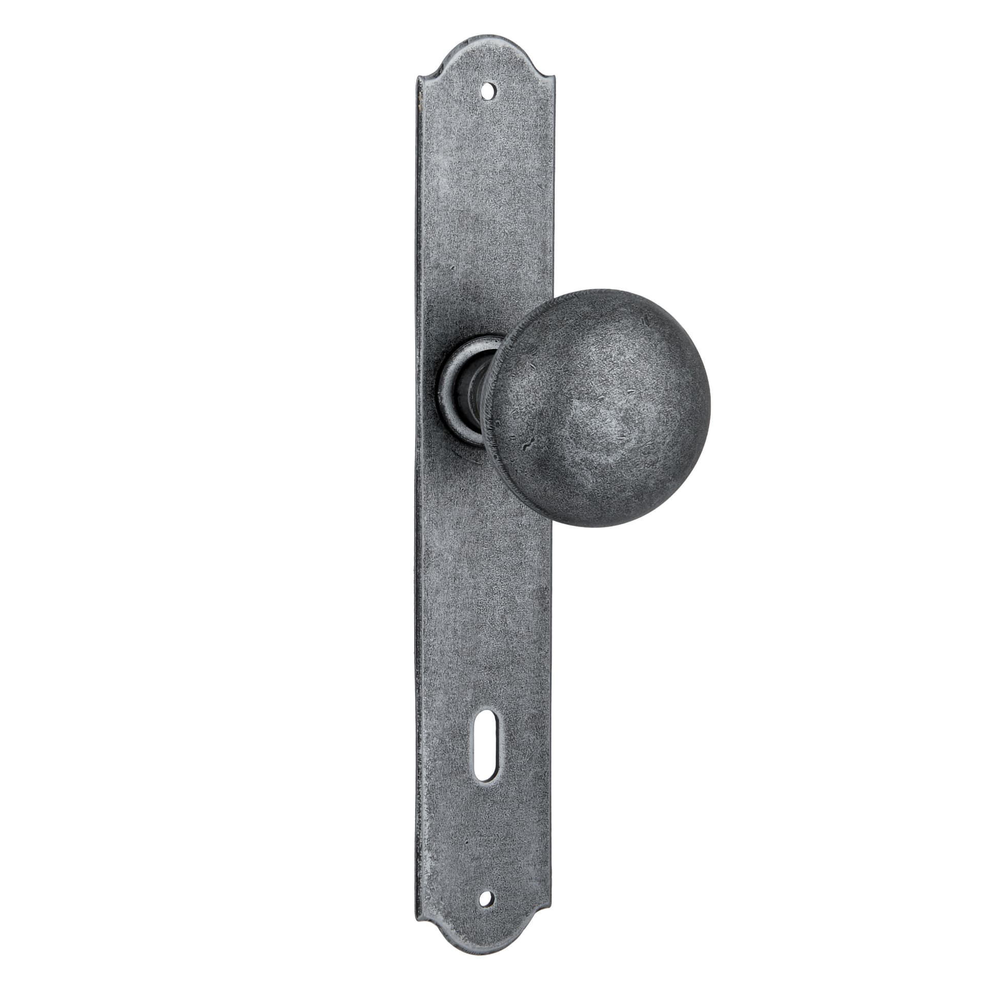 Pomolo decentrato girevole con placca