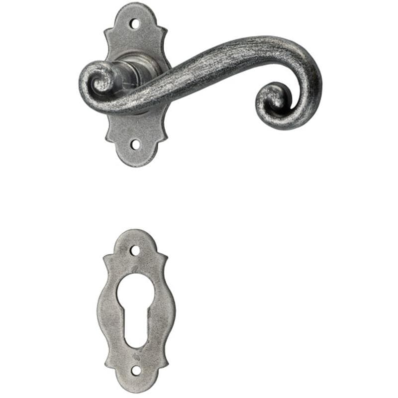 Maniglia con rosetta e bocchetta