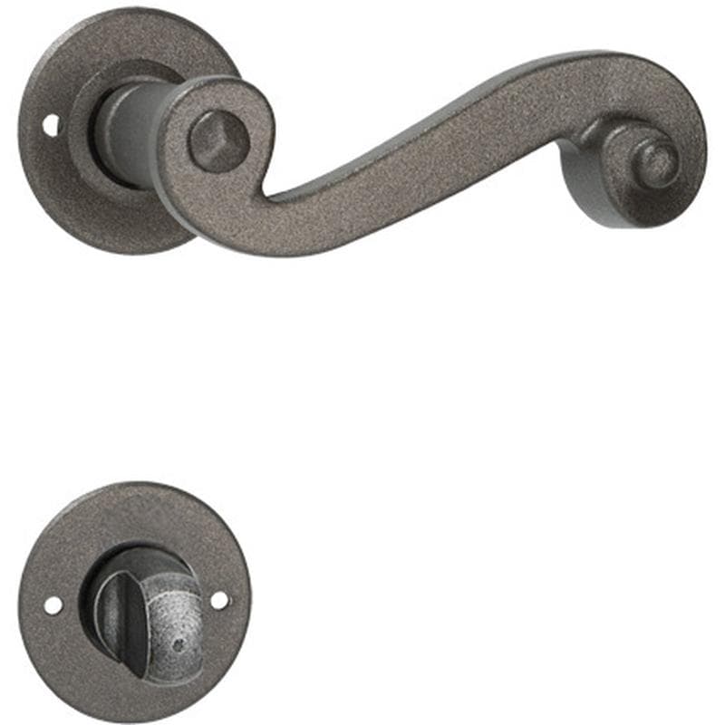 Grafite • Ferro • Nottolino wc -  con molla di ritorno