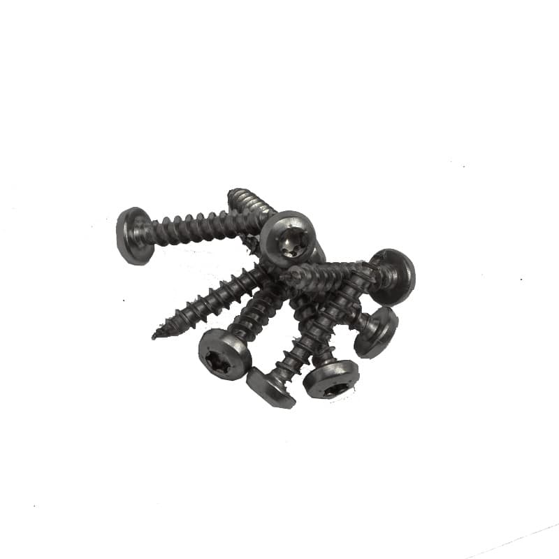 Nero • Inox AISI 316 • Ø6 x 25 taglio torx